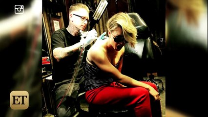 Kaley Cuoco Covers Up Wedding Date Tattoo With a Moth --See The Pic!