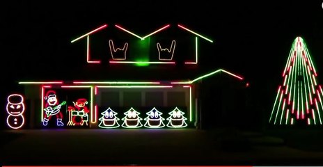 Slipknot : une maison illuminée pour Noël 2015