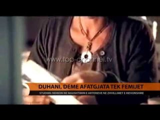 Duhani, dëme afatgjata te fëmijët - Top Channel Albania - News - Lajme