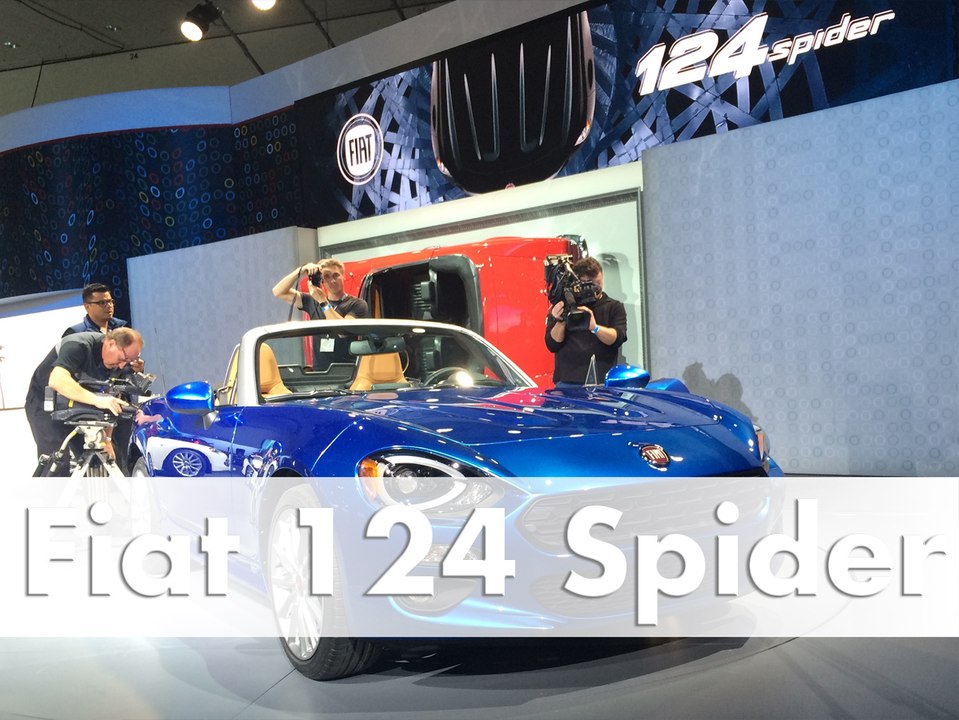 La auto show 2015: fiat präsentiert den 124 spider als weltpremiere