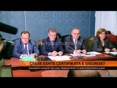 Çfarë është çertifikata e sigurisë? - Top Channel Albania - News - Lajme