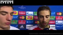Arsenal 3-0 Dinamo Zagreb - Mathieu Flamini & Hector Bellerin Post Match Interview