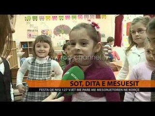 Sot, dita e mësuesit - Top Channel Albania - News - Lajme