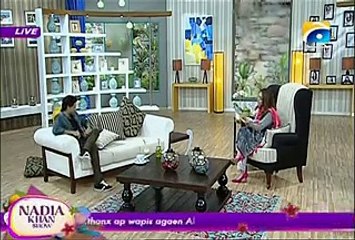 Nadia Khan Show - 25th November 2015 Part 8 - Special with Sami Khan - Geo Tv Morning Show