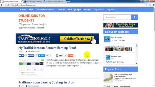 Trafficmonsoon Earning Proof Part6 By Muhammad Aslam Video Dailymotion