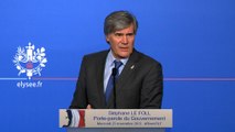 Point de presse de Stéphane Le Foll, le 25 novembre 2015