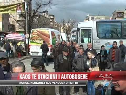 Korçë, kaos te stacioni i autobusëve - News, Lajme - Vizion Plus
