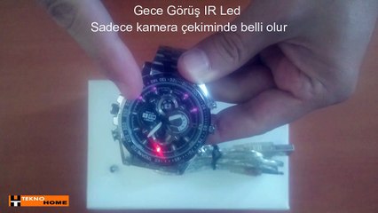 HD Kol Saati Gizli Kamera Kullanımı http://www.teknohome.net