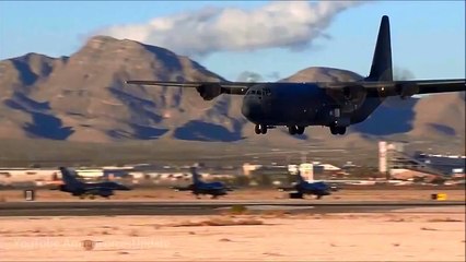 US Air force puts on a SHOW OF FORCE to send message to Putin
