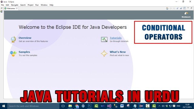 Java Tutorial In Urdu - Conditional Operators