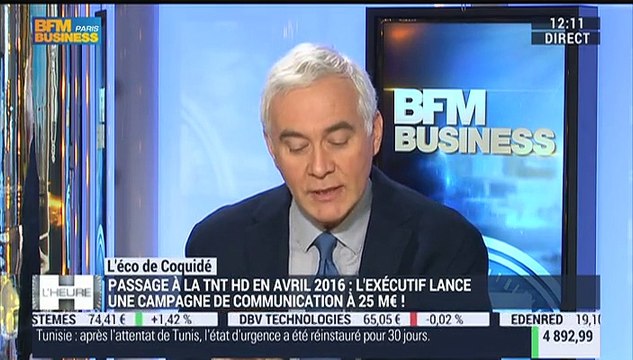 Patrick Coquidé: Passage à la TNT HD: L'Etat met le paquet en communication - 25/11