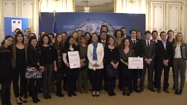 Ségolène Royal parraine le master 2 en droit de l'environnement des universités Paris 1 et Paris 2