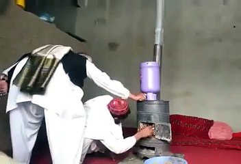 Pashto Funny Video Clip Masti Playing with Gas Fire and Stove