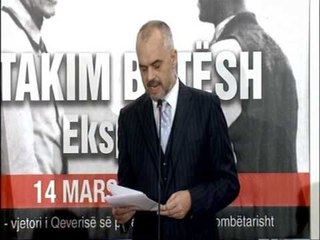 "TAKIM BOTESH" TIRANE,EKSPOZITE NE 100 VJETORIN E QEVERISE SE PRINC VIDIT LAJM