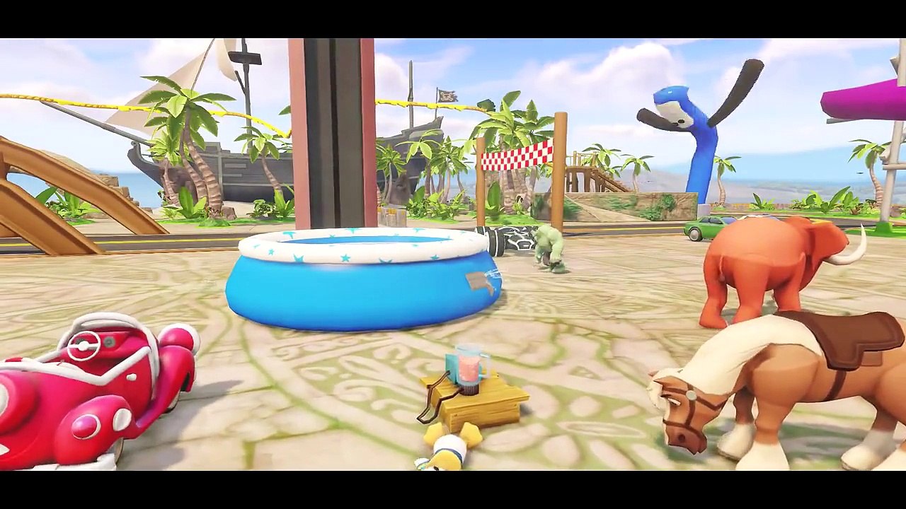 Mickey Mouse' s Car with HULK and Donald Duck playing Fun with more Nursery Rhymes Songs Kids! , Online free HD videos watch 2016