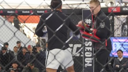 UFC Fight Night 79 open workout highlight