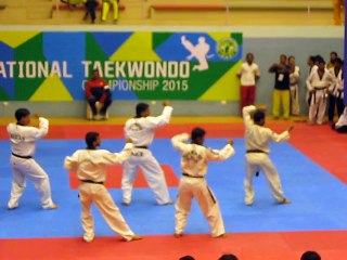 adil bin talat pakistan taekwondo champion creatives poomsa of police team by  ghullam shahbir