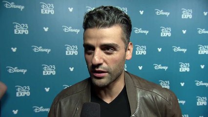 D23 EXPO SOUNDBITES OSCAR ISAAC (2015) Disney Lucasfilm Star Wars The Force Awakens HS