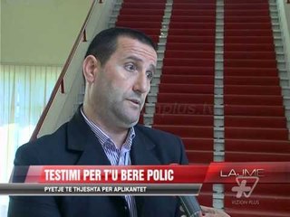 Shkolla e policisë, zhvillohet testimi me shkrim - News, Lajme - Vizion Plus