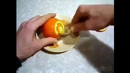 How to make Orange Candle!!....Must watch!