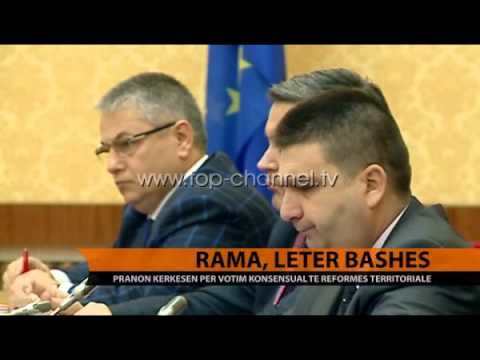 Reforma territoriale, Rama letër Bashës - Top Channel Albania - News - Lajme