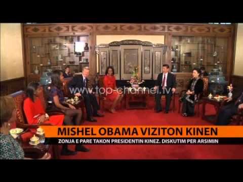 Mishel Obama në Kinë, takon presidentin - Top Channel Albania - News - Lajme
