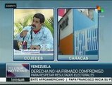 Maduro advierte de desestabilización política por la oposición en Vzla