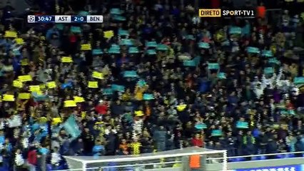 Marin Anicic 2-0 Stunning Goal _ FC Astana vs Benfica 25.11.2015 HD