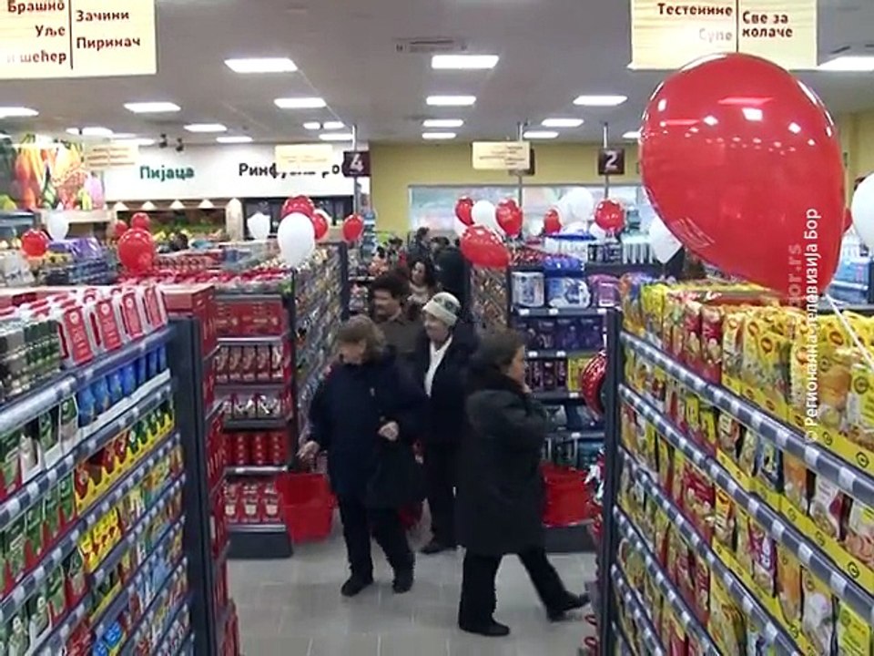 Otvoren još jedan  market Tekijanke, 25. novembar 2015. (RTV Bor)