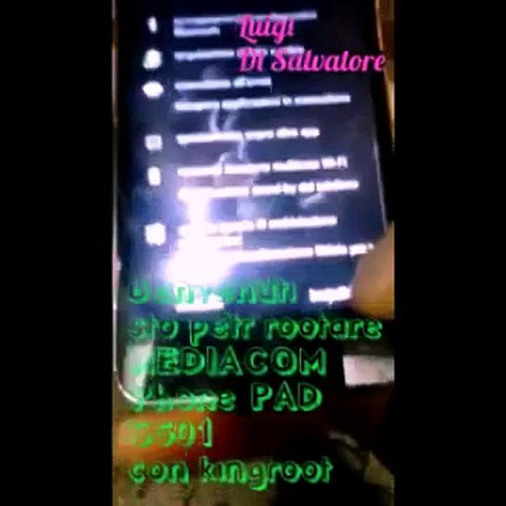 Root MEDIACOM phone pad S501 con kingroot