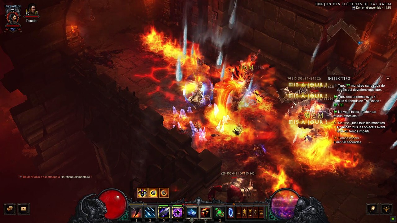 Diablo 3 Patch 2.4 Sorcier Donjon ensemble Tal Rasha