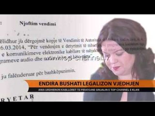 Endira Bushati legalizon vjedhjen - Top Channel Albania - News - Lajme
