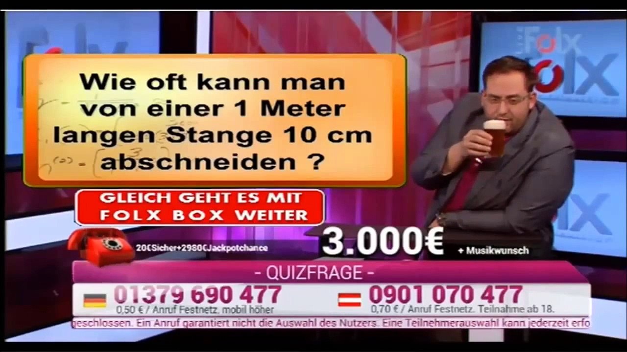 Folx Quiz: Clara war sonntags im Supermarkt (26.07.2015)