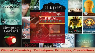 Read Clinical Chemistry Techniques Principles Correlations Ebook Free