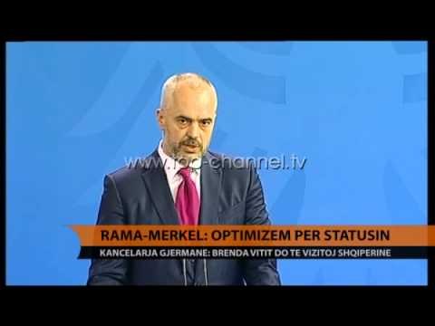 Rama-Merkel: Optimizëm për statusin - Top Channel Albania - News - Lajme