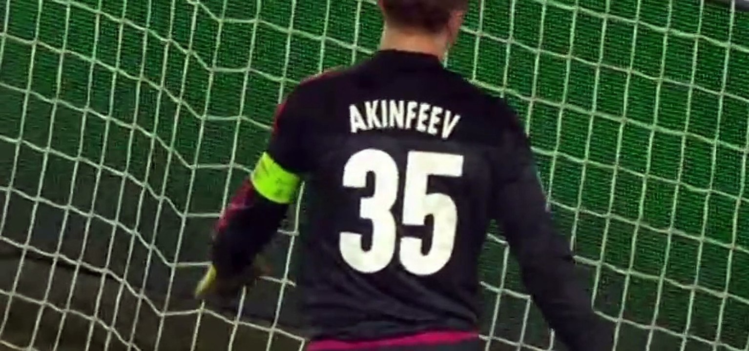 Andre Schurrle Goal - CSKA Moscow 0 - 1 Wolfsburg - 25/11/2015