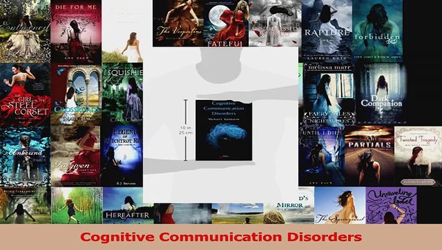 Read Cognitive Communication Disorders Ebook Free