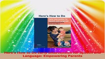 Heres How to Do Early Intervention for Speech and Language Empowering Parents PDF