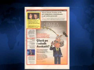 SHTYPI I DITES TITUJT KRYESORE TE FAQEVE TE PARA TE GAZETAVE SHQIPTARE E PREMTE 4 PRILL 2014