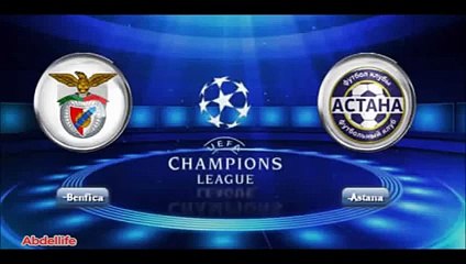 FC Astana vs SL Benfica 2-2 All Goals & Highlights 25-11-2015