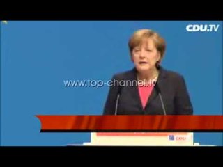 Merkel përmend Shqipërinë në CDU - Top Channel Albania - News - Lajme