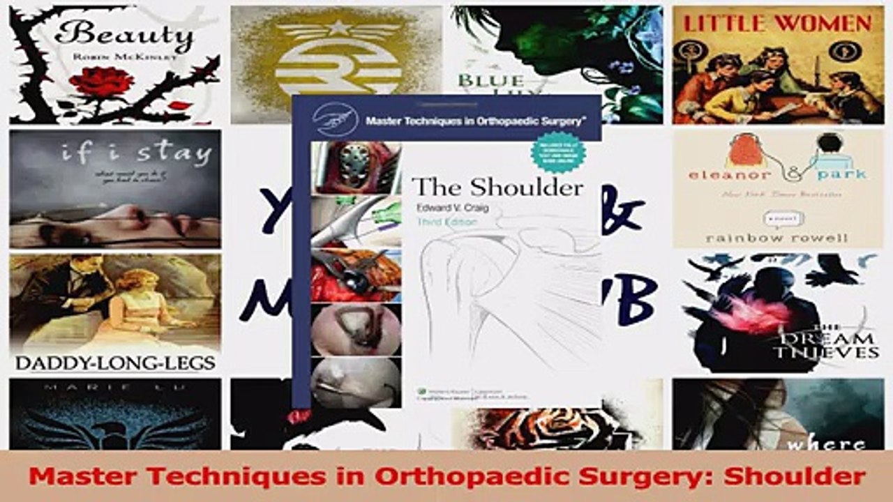 Read  Master Techniques in Orthopaedic Surgery Shoulder Ebook Free