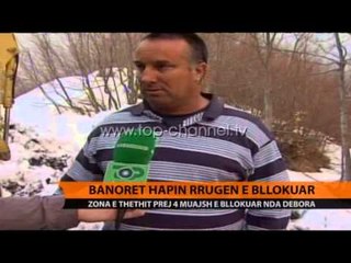 Banorët hapin rrugën e bllokuar - Top Channel Albania - News - Lajme