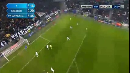 Fernandinho Big chance - Juventus v. Manchester City 25.11.2015 HD