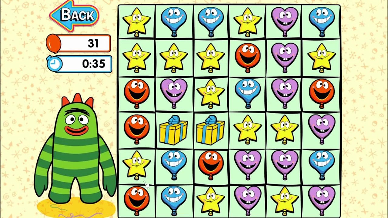 Yo Gabba Gabba Birthday Party top app demos for kids Philip