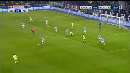 Mario Mandžukić Goal - Juventus 1-0 Manchester City - 25-11-2015