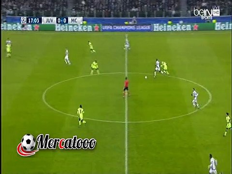 هدف يوفنتوس الاول ( يوفنتوس 1 -0 مانشستر سيتي ) دورى ابطال اوروبا