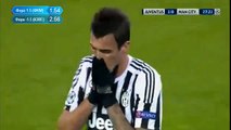MArio Mandzukic Fantastic Volley - Juventus v. Manchester City 25.11.2015 HD