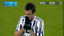 MArio Mandzukic Fantastic Volley - Juventus v. Manchester City 25.11.2015 HD