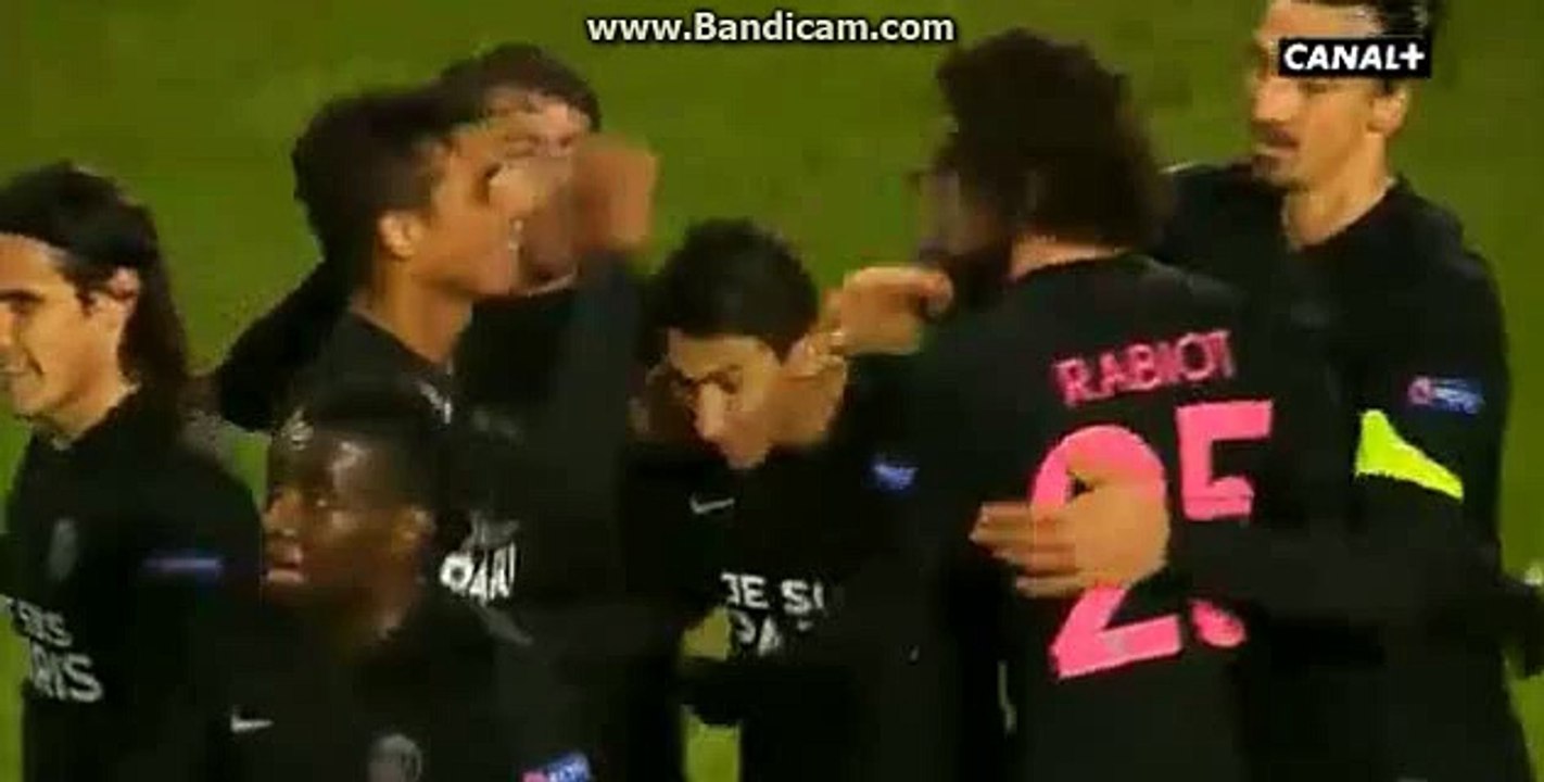Angel Di Maria Goal 0-4 Malmo FF vs Paris Saint Germain 25.11.2015